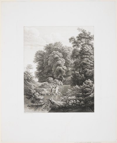 Tobías y el ángel, 1835 de Carl Ludwig Frommel